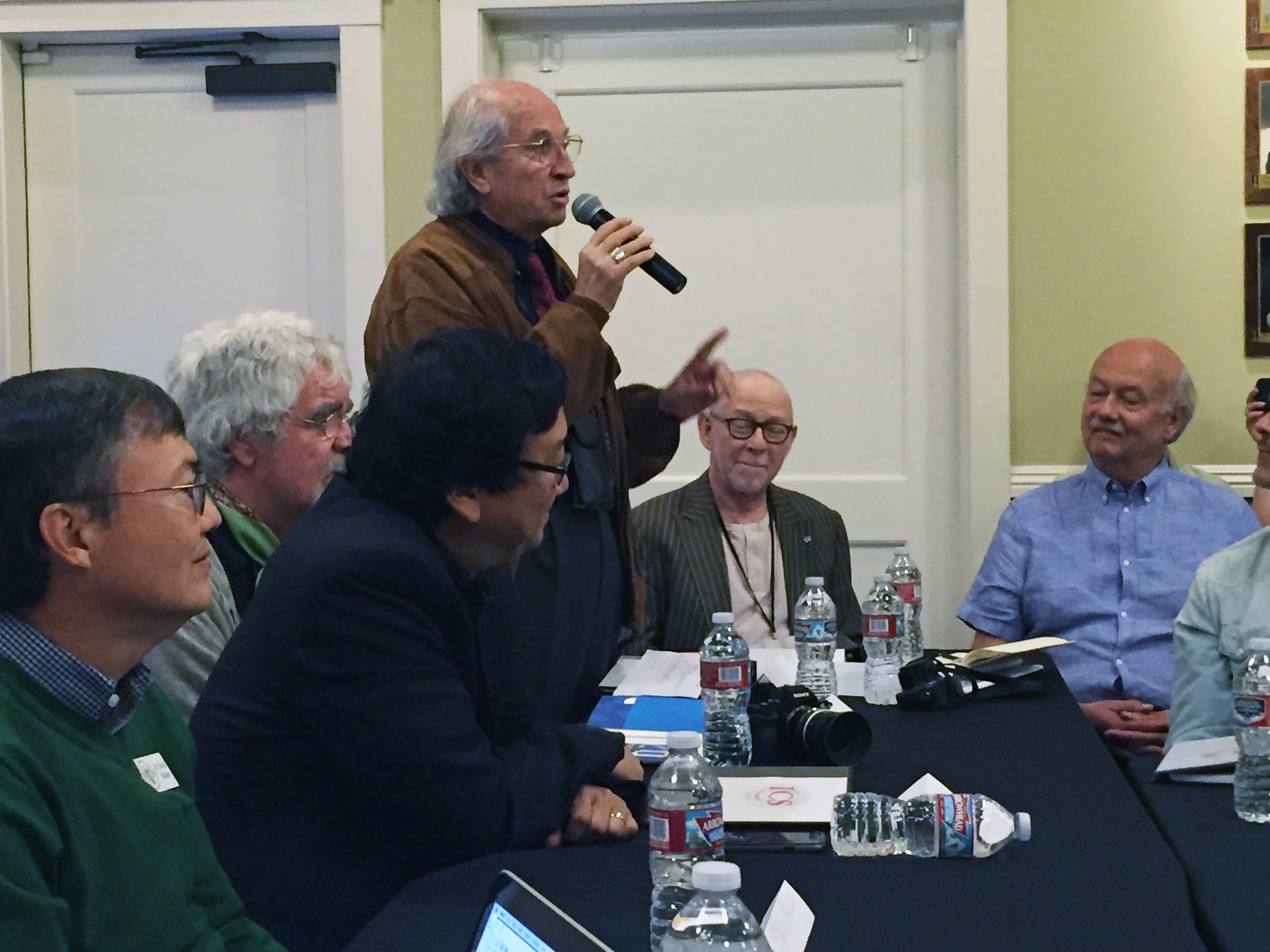 At the ASC Clubhouse, Vittorio Storaro, ASC, AIC participates in ICS 2016. Photo by Bill Bennett, ASC
